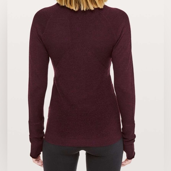 Lululemon time to thrive jacket Marino wool sz 6 - Picture 2 of 4